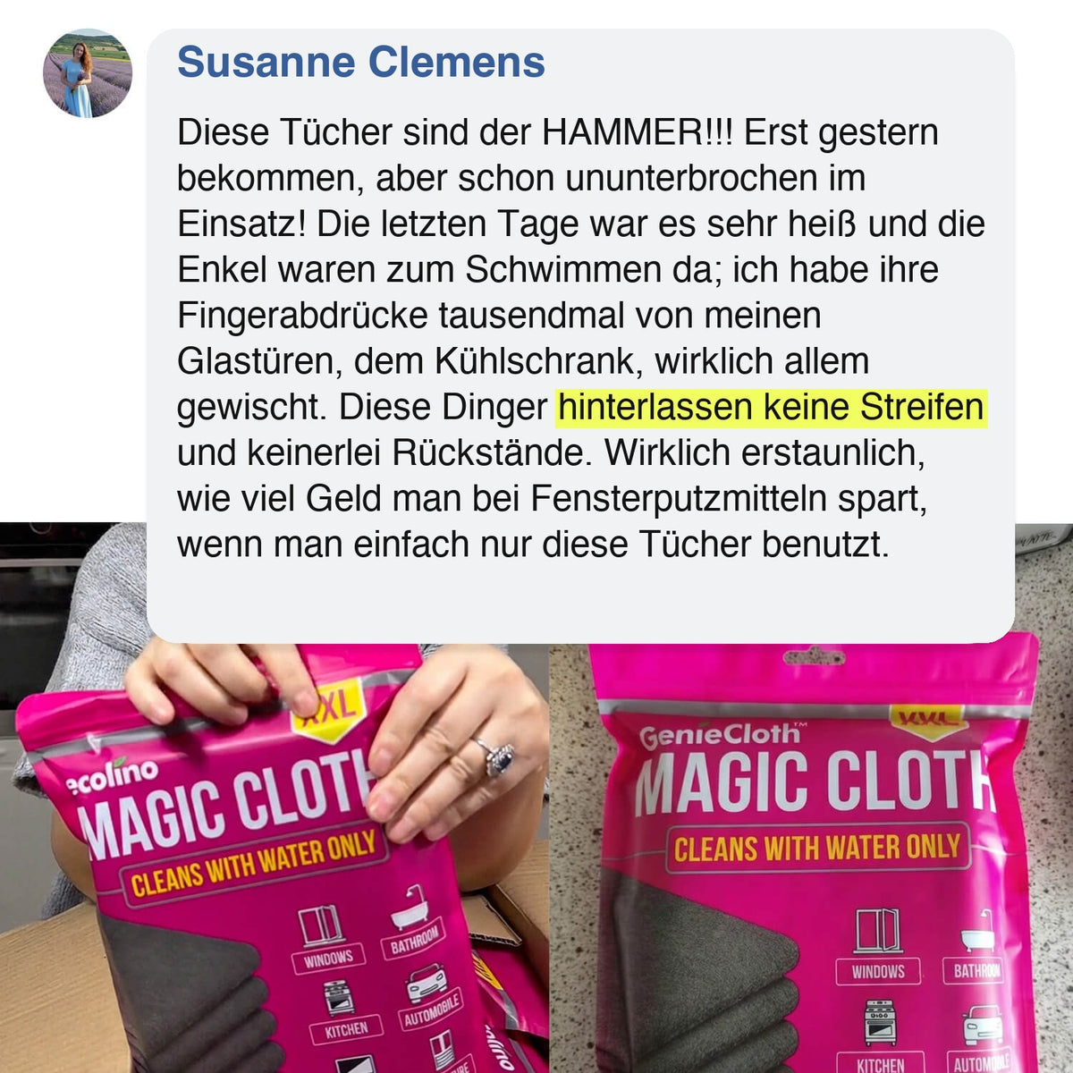 Genie Magic Reinigungstuch (5er-Pack)